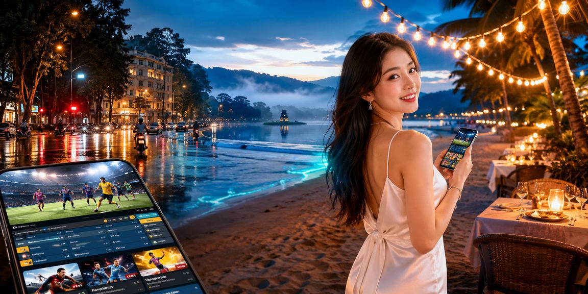 Người dùng Đà Lạt xem kèo thể thao và đặt cược trên điện thoại